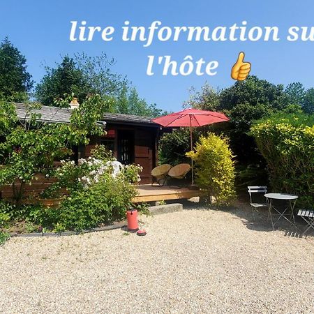 Chalet En Pleine Nature Au Bord D'Un Etang Lanvallay Luaran gambar