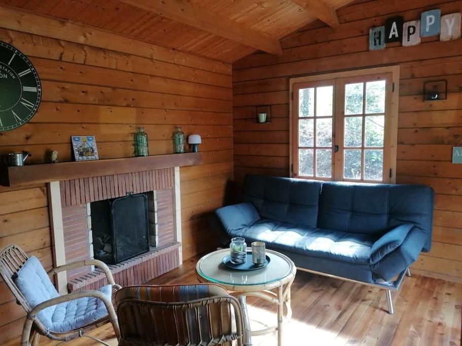 Chalet En Pleine Nature Au Bord D'Un Etang Lanvallay Luaran gambar
